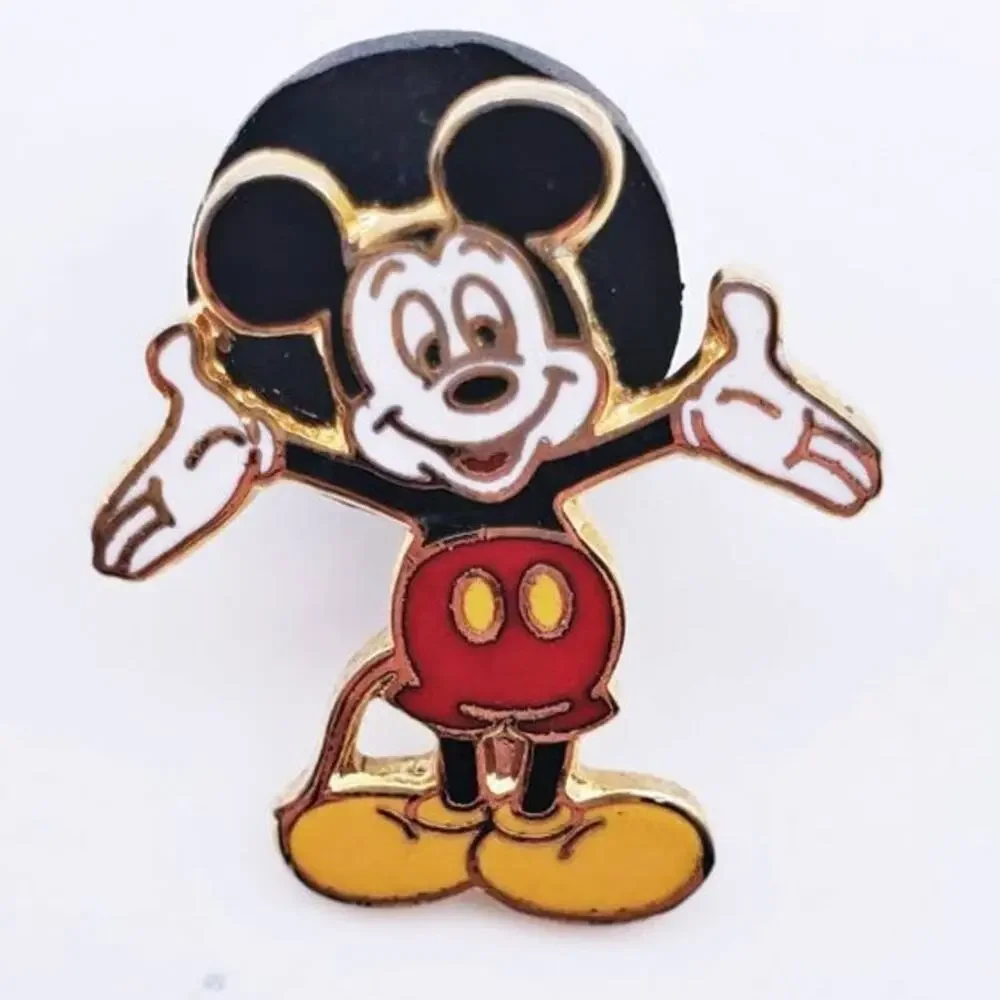 Disney Mickey Mouse Pin Arms Stretched Out (Retired)